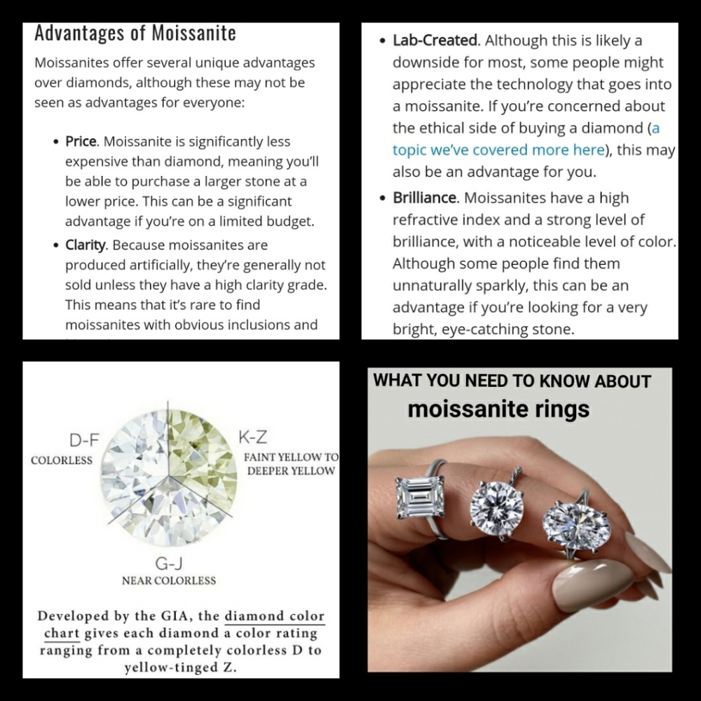 WHAT IS MOISSANITE? LET ME HELP EXPLAIN. - Picture 5 of 9